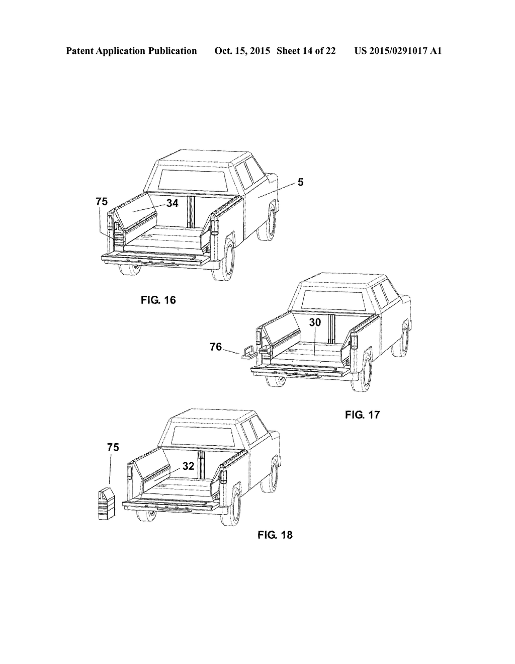 Cargo Area Conversion Assembly, System and Method - diagram, schematic, and image 15