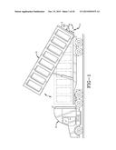 METHOD OF REMOVING A RETRACTABLE DOOR OF A CENTER DOOR ASSEMBLY ON A DUMP     TRAILER diagram and image