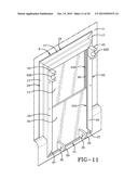 METHOD OF REMOVING A RETRACTABLE DOOR OF A CENTER DOOR ASSEMBLY ON A DUMP     TRAILER diagram and image