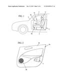 SHOCK ABSORBER MEMBER FOR VEHICLE, VEHICLE DOOR PANEL ASSEMBLY INCLUDING     SHOCK ABSORBER MEMBER AND VEHICLE INCLUDING DOOR PANEL ASSEMBLY diagram and image