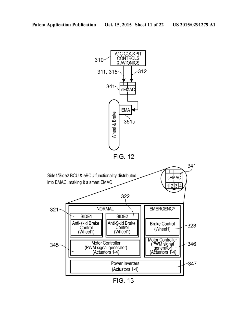 AIRCRAFT ELECTRIC BRAKING SYSTEM - diagram, schematic, and image 12