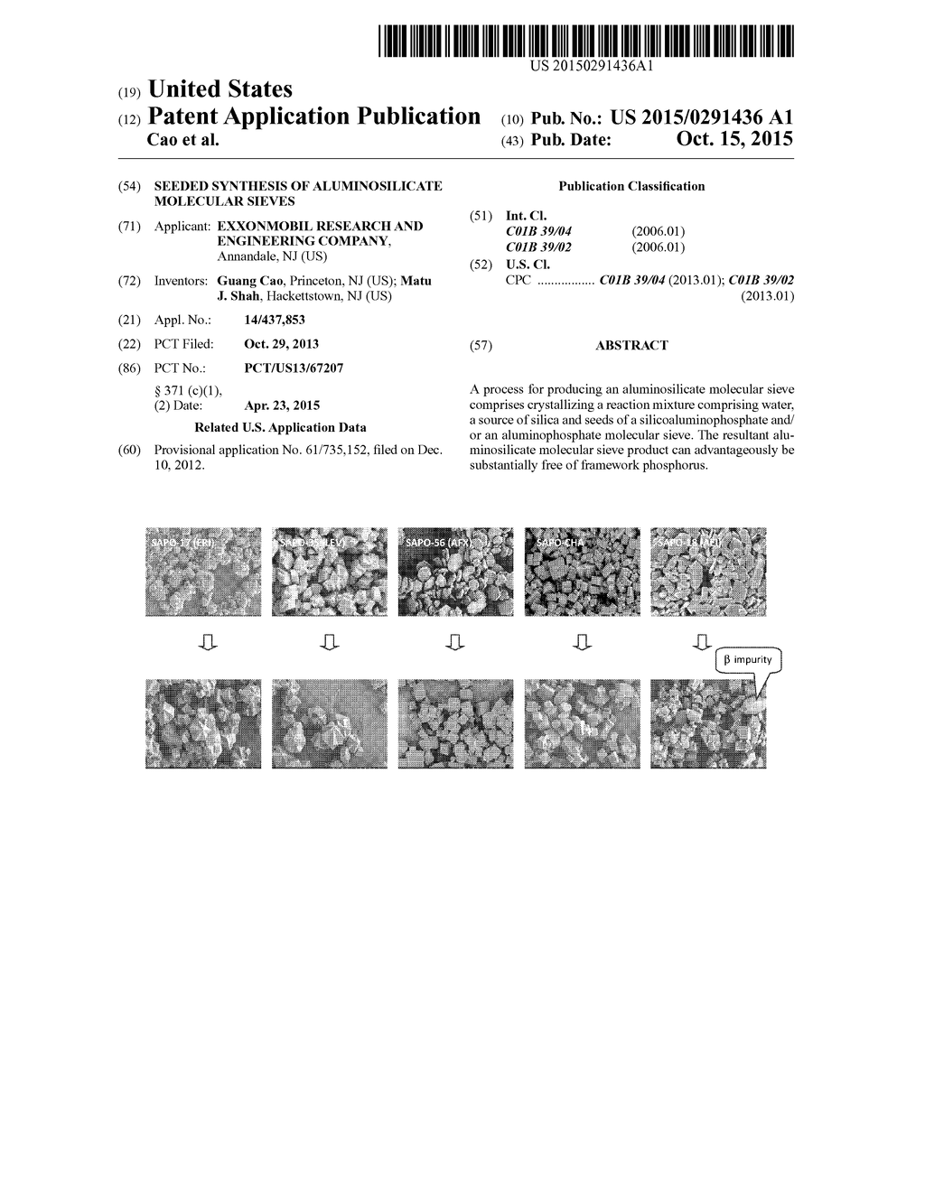 SEEDED SYNTHESIS OF ALUMINOSILICATE MOLECULAR SIEVES - diagram, schematic, and image 01