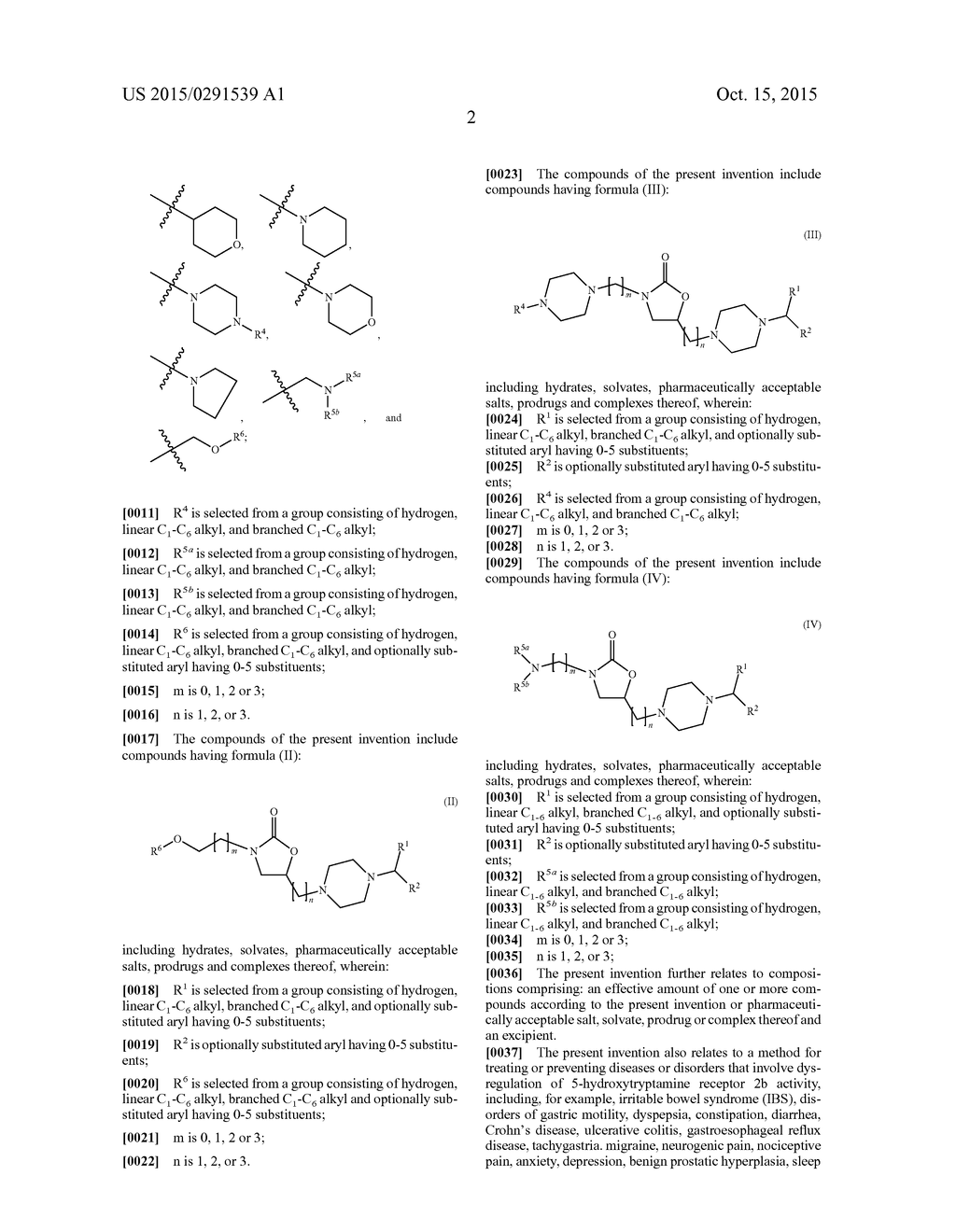 DISUBSTITUTED OXAZOLIDIN-2-ONES 5-HYDROXYTRYPTAMINE RECEPTOR 2B ACTIVITY     MODULATORS - diagram, schematic, and image 03