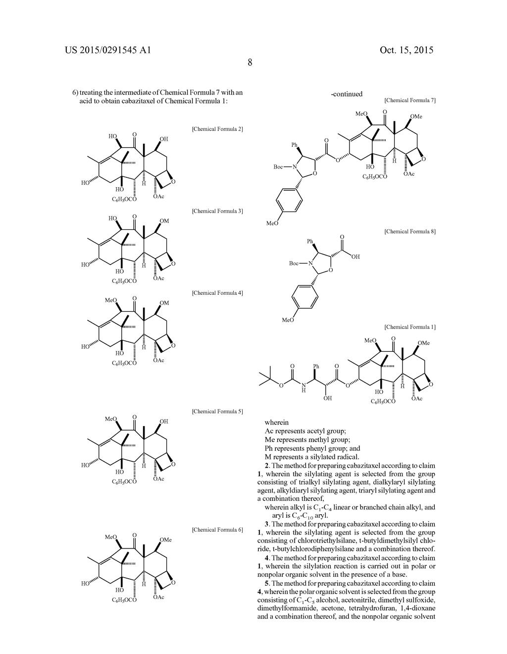 NOVEL METHOD FOR PREPARING CABAZITAXEL FROM 10-DEACETYLBACCATIN III IN     HIGH YIELD, AND NOVEL INTERMEDIATE THEREFOR - diagram, schematic, and image 09