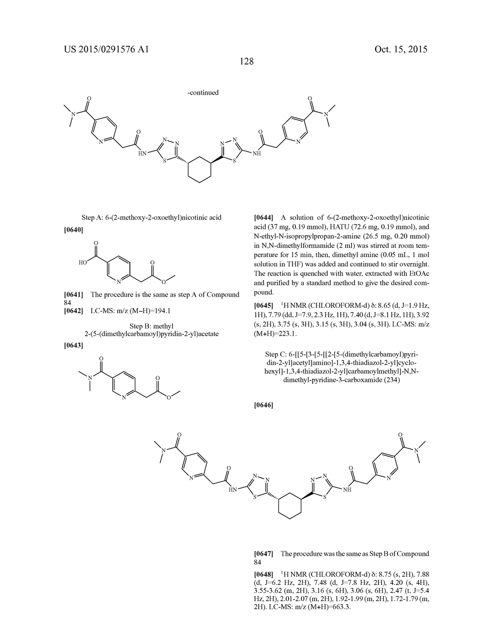 COMPOUNDS AND THEIR METHODS OF USE - diagram, schematic, and image 129