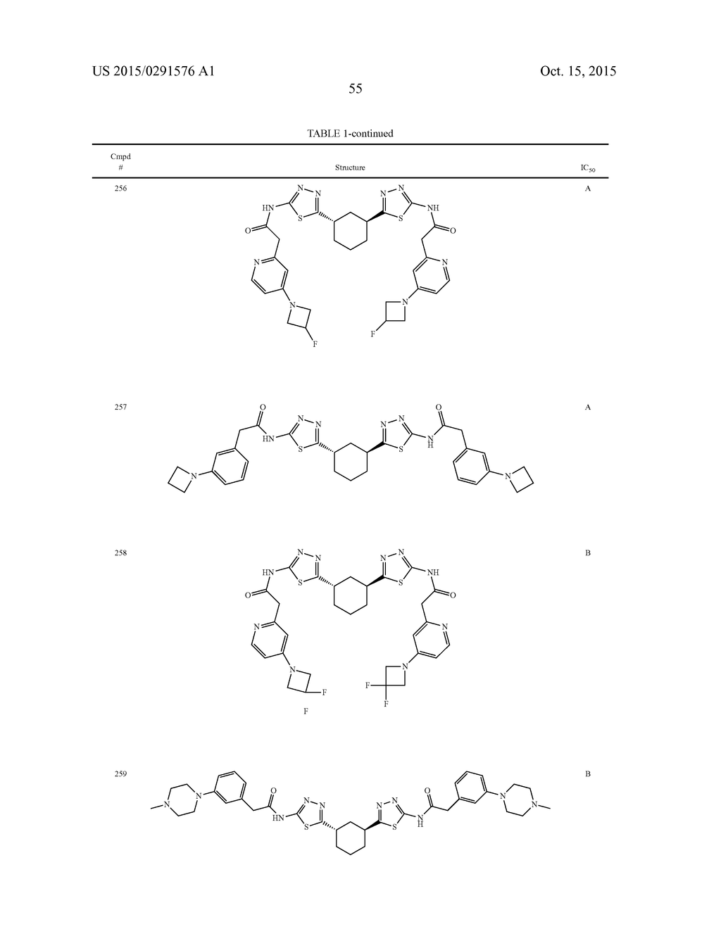 COMPOUNDS AND THEIR METHODS OF USE - diagram, schematic, and image 56