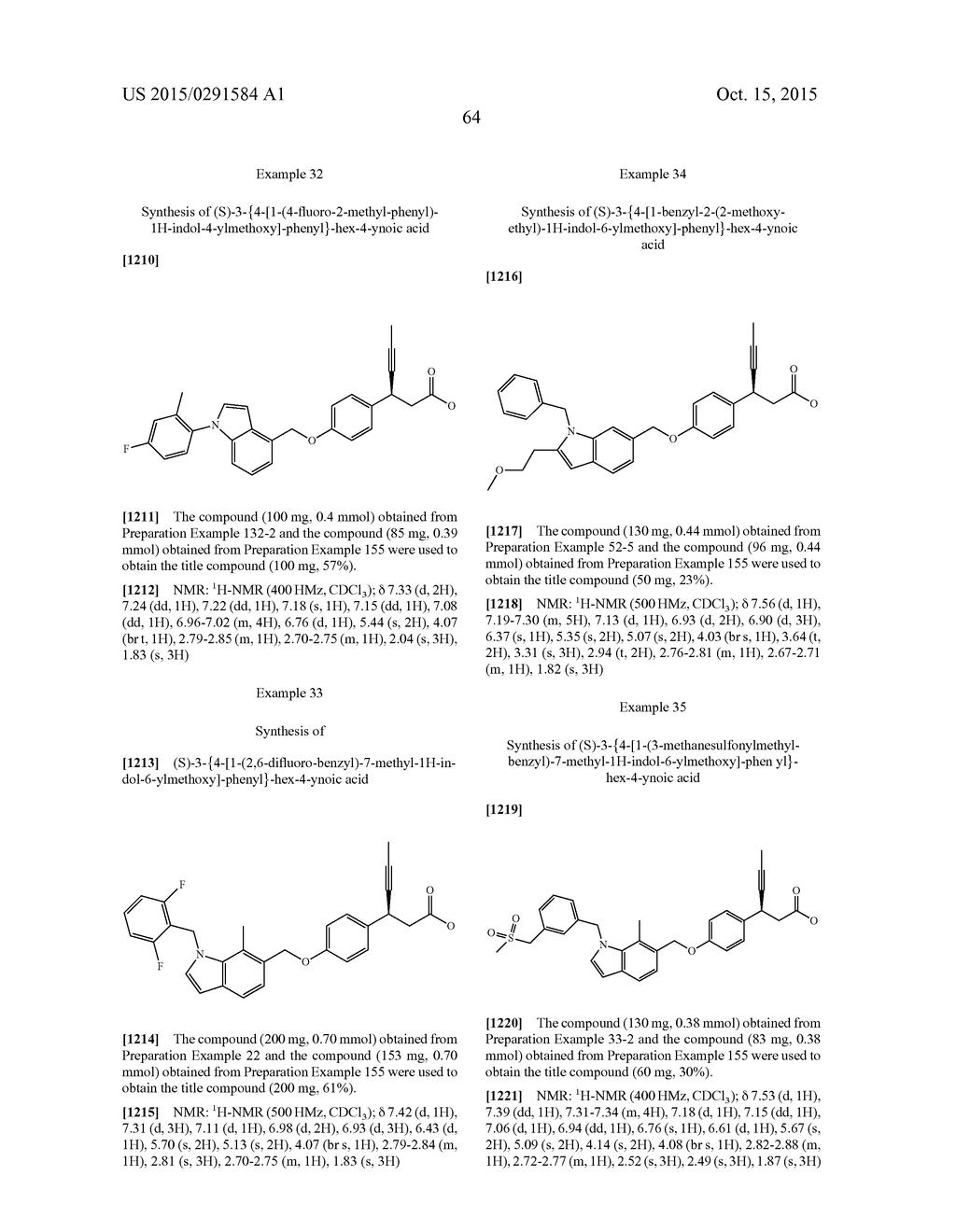 GPR40 RECEPTOR AGONIST, METHODS OF PREPARING THE SAME, AND PHARMACEUTICAL     COMPOSITIONS CONTAINING THE SAME AS AN ACTIVE AGENT - diagram, schematic, and image 65