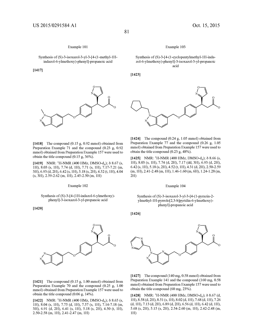 GPR40 RECEPTOR AGONIST, METHODS OF PREPARING THE SAME, AND PHARMACEUTICAL     COMPOSITIONS CONTAINING THE SAME AS AN ACTIVE AGENT - diagram, schematic, and image 82