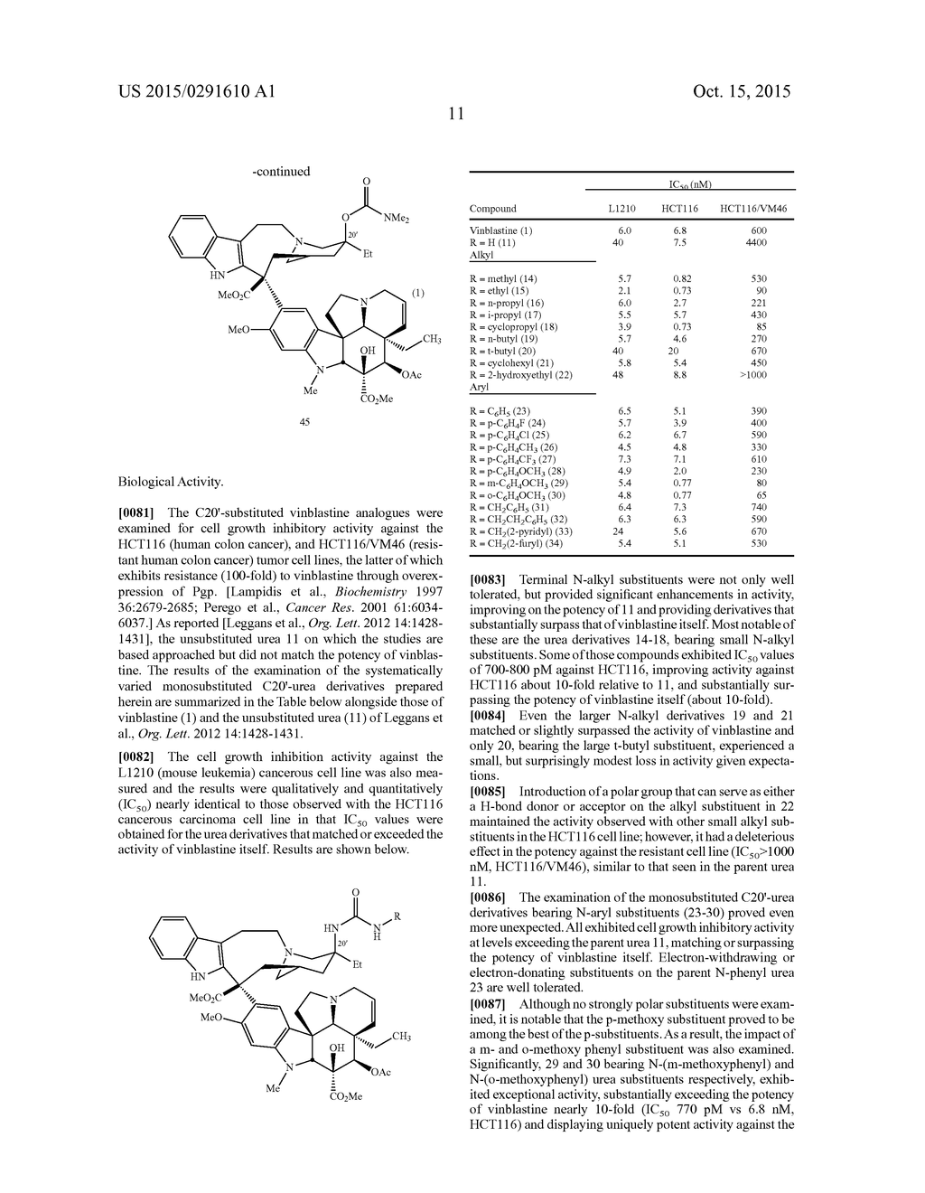 C20' Urea Derivatives of Vinca Alkaloids - diagram, schematic, and image 12