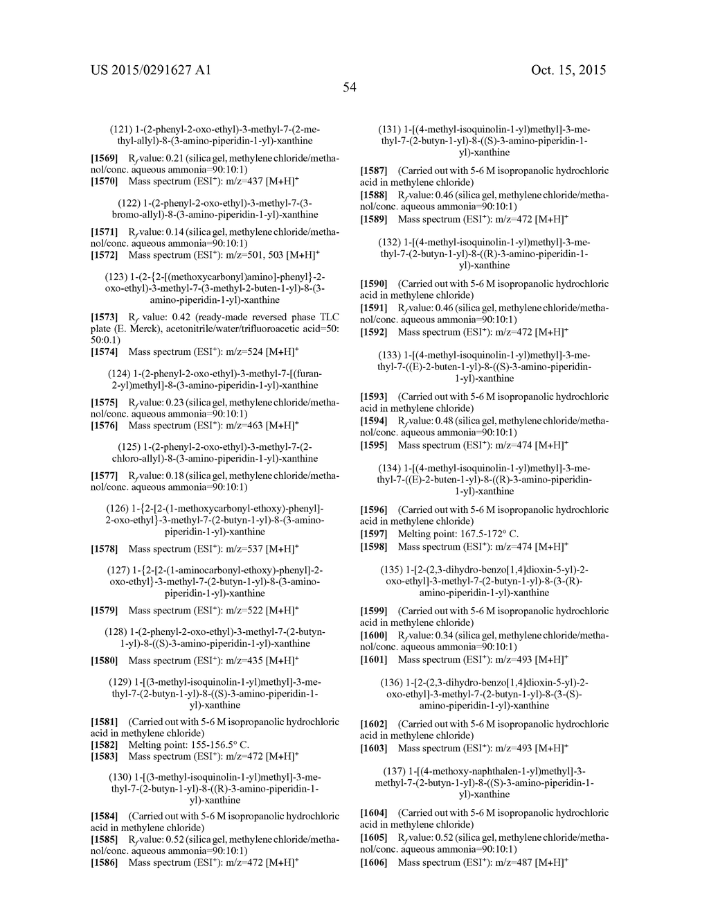 8-[3-AMINO-PIPERIDIN-1-YL]-XANTHINES, THE PREPARATION THEREOF AND THEIR     USE AS PHARMACEUTICAL COMPOSITIONS - diagram, schematic, and image 55