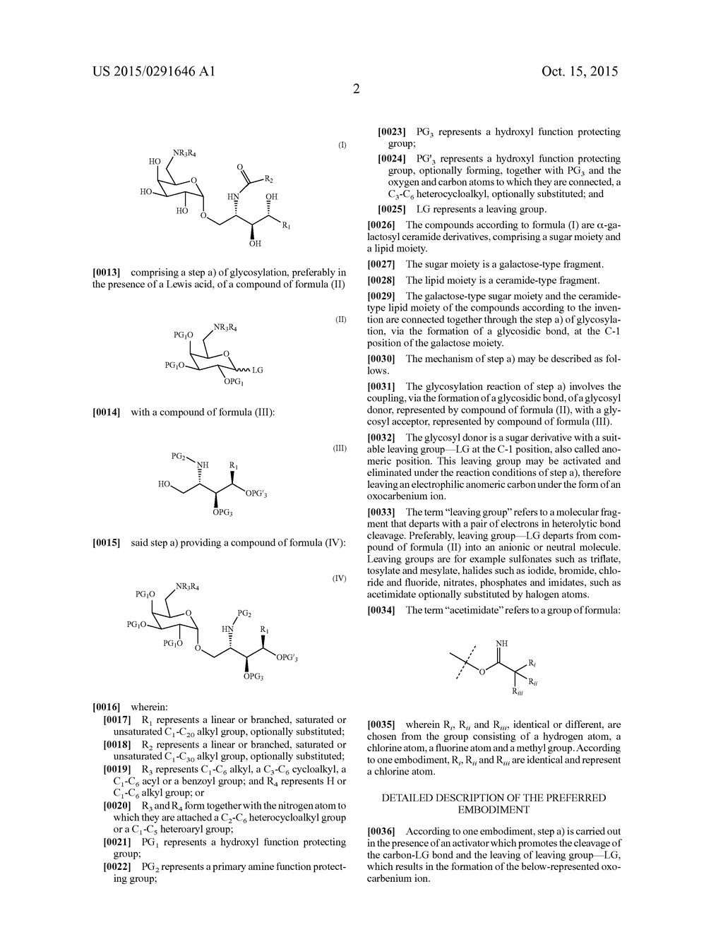 METHOD OF PREPARATION OF ALPHA GALACTOSYL CERAMIDES COMPOUNDS - diagram, schematic, and image 03