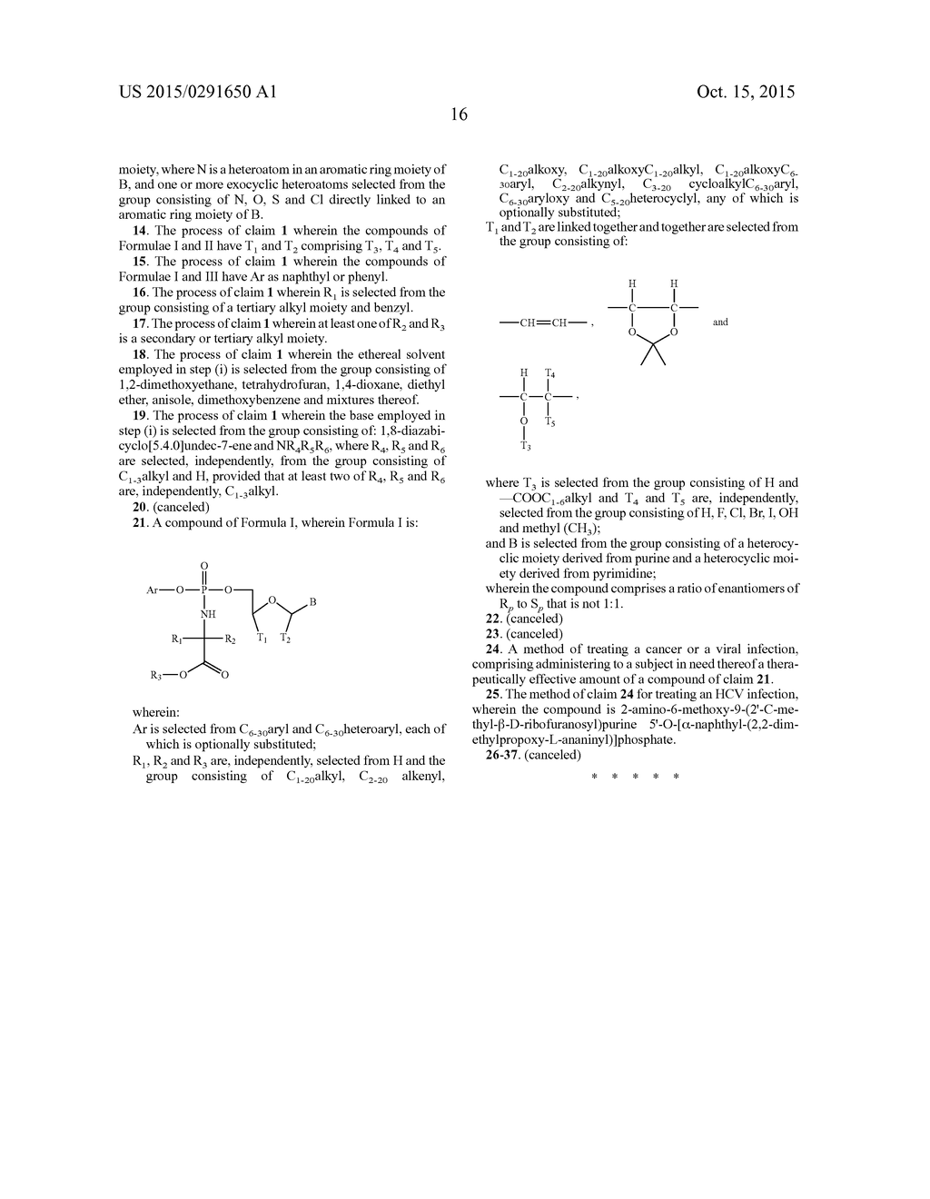 Process for Preparing Nucleoside Prodrugs - diagram, schematic, and image 25