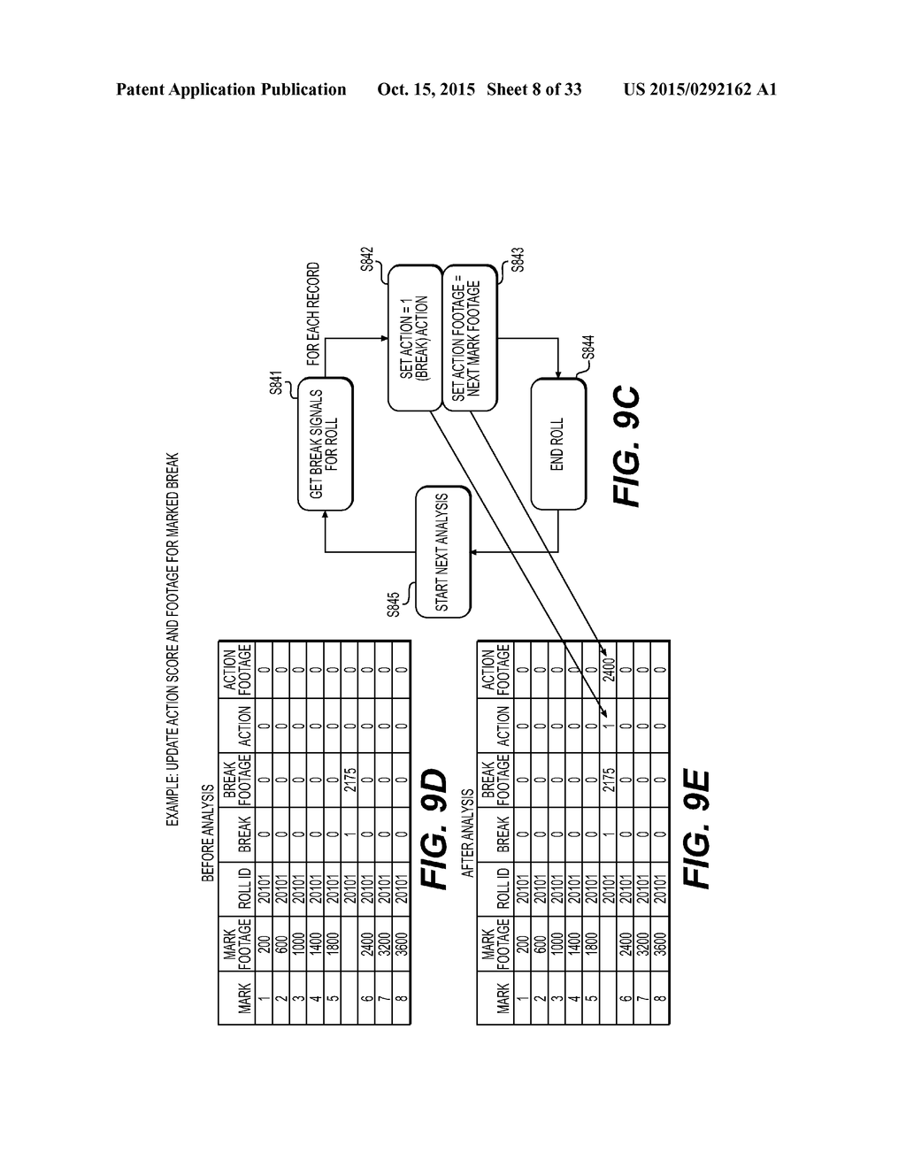 METHODS AND APPARATUSES FOR CONTROLLING A MANUFACTURING LINE USED TO     CONVERT A PAPER WEB INTO PAPER PRODUCTS BY READING MARKS ON THE PAPER WEB - diagram, schematic, and image 09