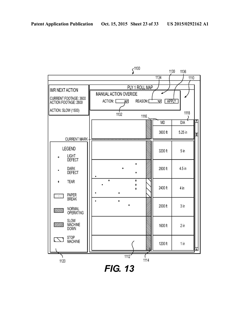 METHODS AND APPARATUSES FOR CONTROLLING A MANUFACTURING LINE USED TO     CONVERT A PAPER WEB INTO PAPER PRODUCTS BY READING MARKS ON THE PAPER WEB - diagram, schematic, and image 24