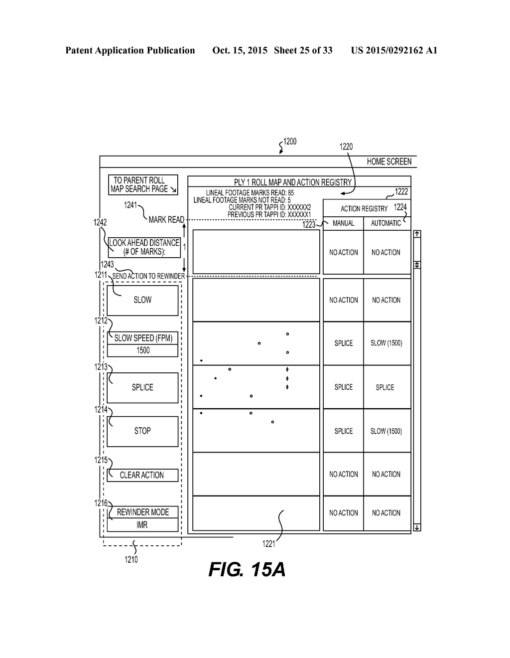 METHODS AND APPARATUSES FOR CONTROLLING A MANUFACTURING LINE USED TO     CONVERT A PAPER WEB INTO PAPER PRODUCTS BY READING MARKS ON THE PAPER WEB - diagram, schematic, and image 26