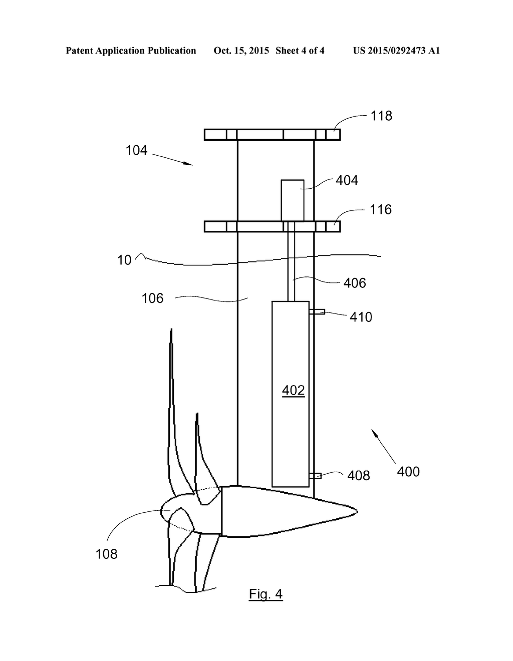 FLOATING MARINE CURRENT TURBINE - diagram, schematic, and image 05