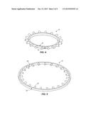 DOUBLE ROW TAPERED ROLLER THRUST BEARING FOR IMPROVED LOADING CAPACITY diagram and image