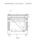 Integrated photonics module for optical projection diagram and image