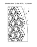 Integrated photonics module for optical projection diagram and image