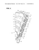 ASSEMBLY STRUCTURE FOR NON-MAGNETIC BODY diagram and image