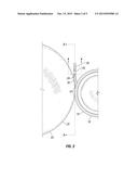 METHOD AND APPARATUS FOR DISTRIBUTING PARTICULATE MATERIAL ALONG A TIRE     FOOTPRINT DURING TIRE TEST diagram and image