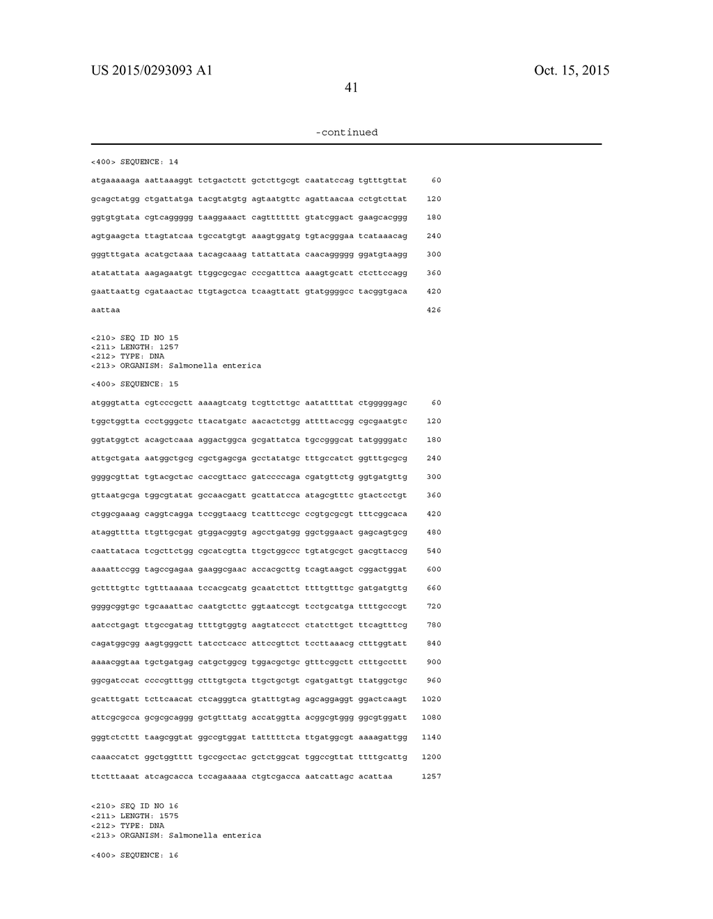 VITRO ASSAYS FOR DETECTING SALMONELLA ENTERICA SEROTYPE TYPHI - diagram, schematic, and image 45