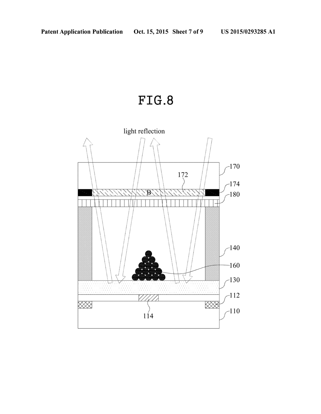 REFLECTOR AND DISPLAY DEVICE HAVING THE SAME - diagram, schematic, and image 08