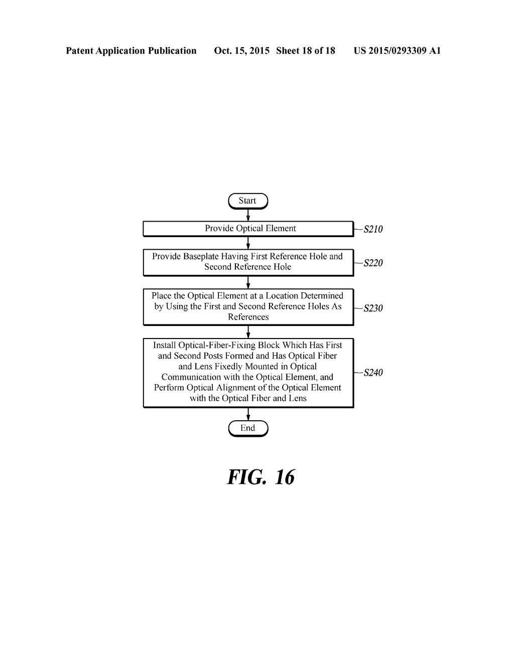 METHOD AND APPARATUS FOR ALIGNING OPTICAL ELEMENT - diagram, schematic, and image 19