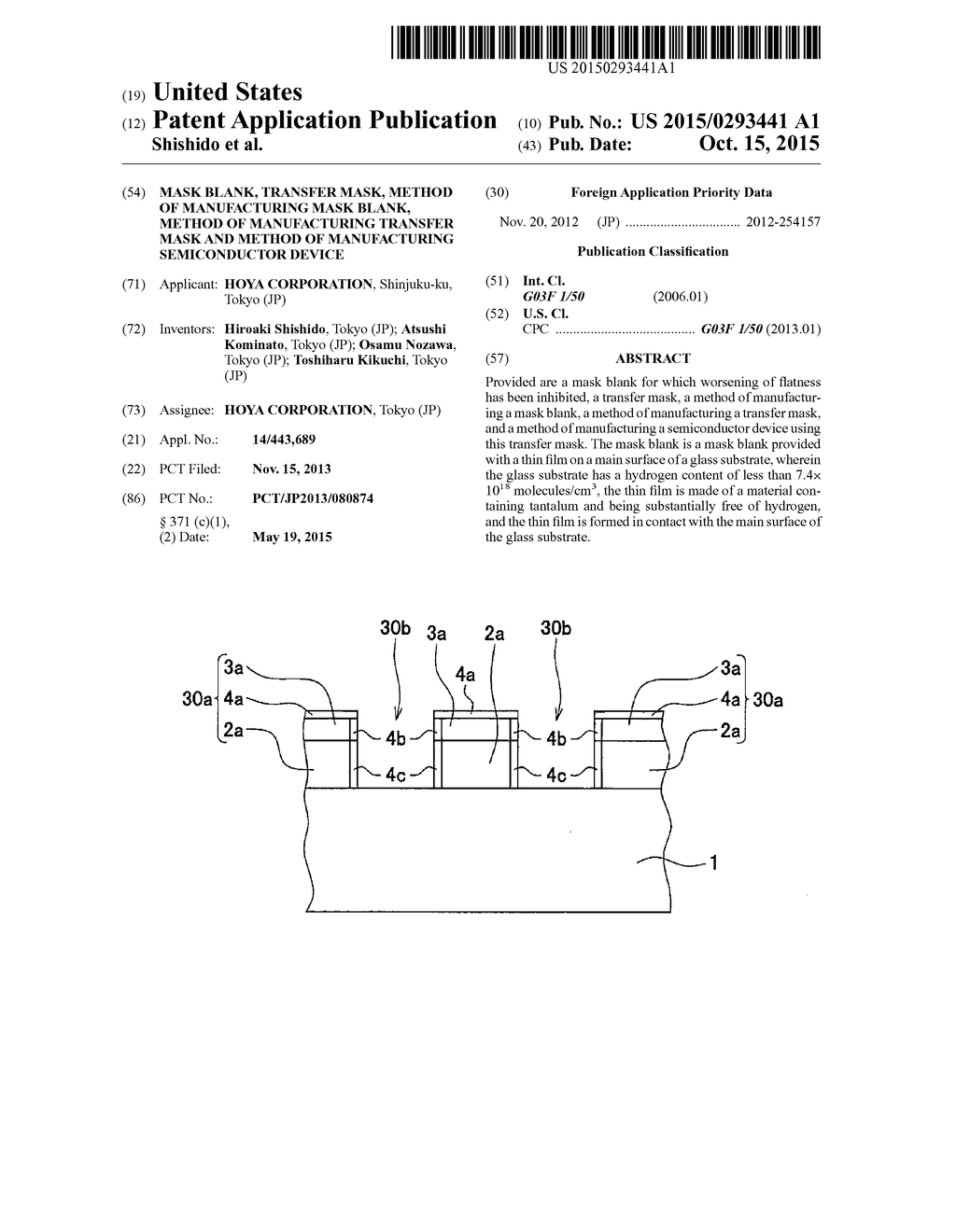 MASK BLANK, TRANSFER MASK, METHOD OF MANUFACTURING MASK BLANK, METHOD OF     MANUFACTURING TRANSFER MASK AND METHOD OF MANUFACTURING SEMICONDUCTOR     DEVICE - diagram, schematic, and image 01