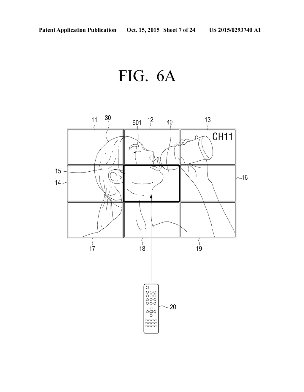 METHOD OF DISPLAYING IMAGE BY USING A PLURALITY OF DISPLAY APPARATUSES AND     ELECTRONIC APPARATUS CONTROLLING A PLURALITY OF DISPLAY APPARATUSES - diagram, schematic, and image 08