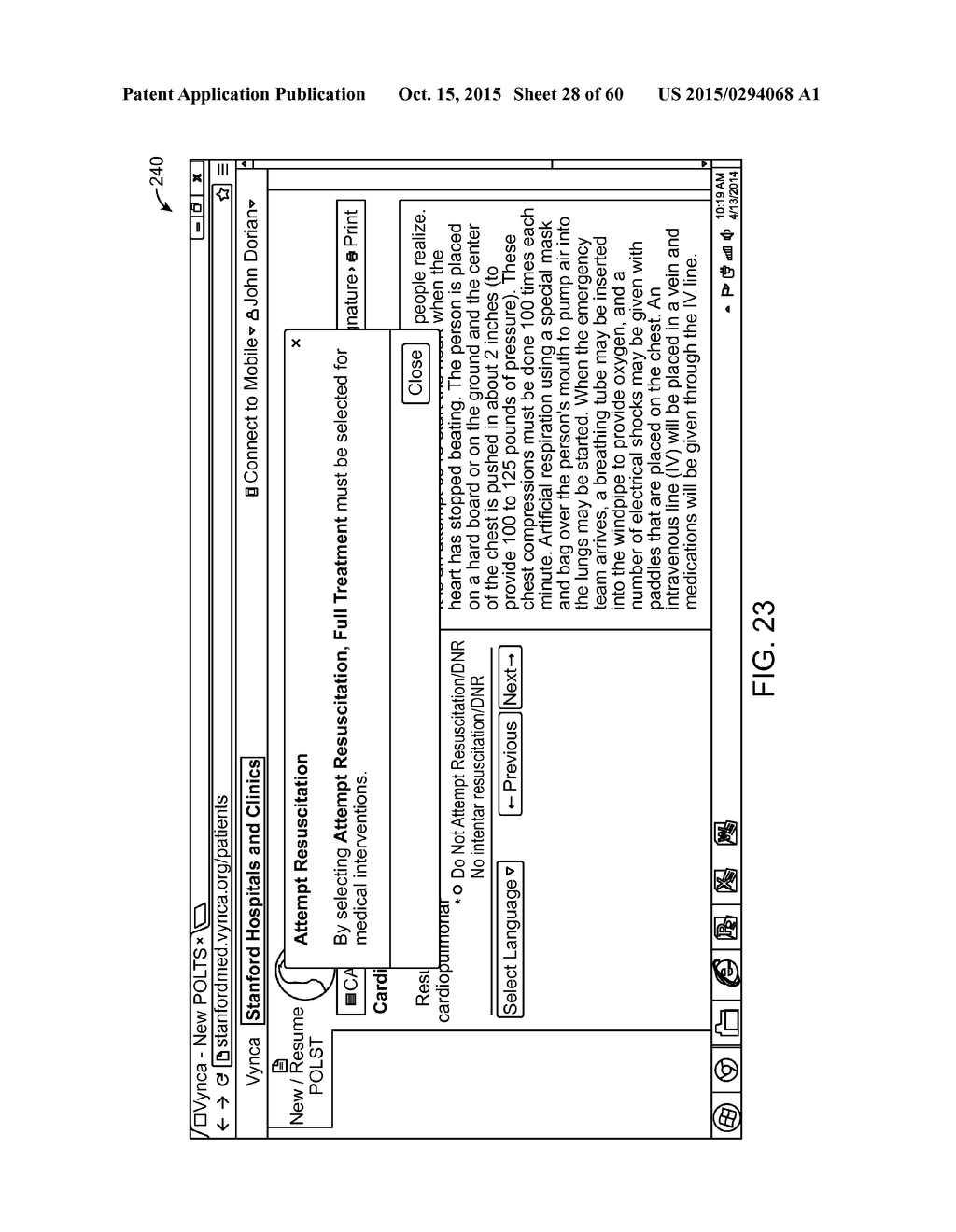 SYSTEM AND METHOD FOR DOCUMENTING PATIENT INFORMATION - diagram, schematic, and image 29