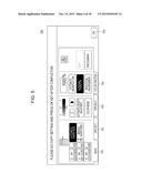 Storage Medium Recording Display Control Program for Function Setting,     Method for Operating Display Control Program, and Electronic Device     Including the Same diagram and image