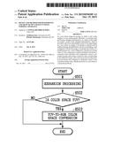 DEVICE AND METHOD FOR DETERMINING COLOR OF OUTPUT IMAGE IN IMAGE FORMING     APPARATUS diagram and image