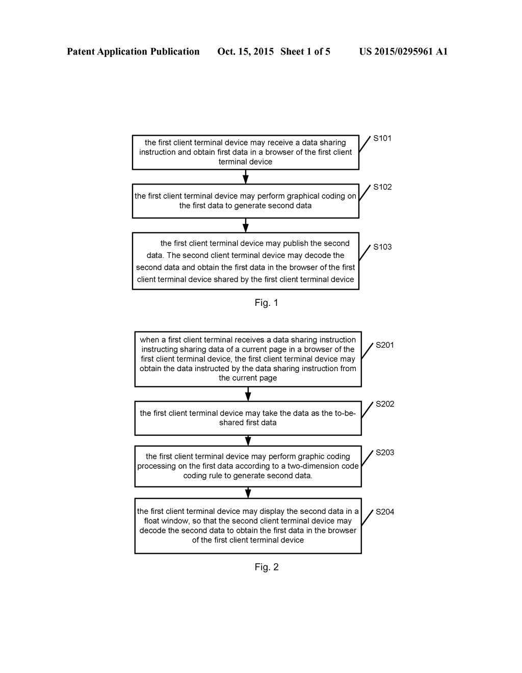 DATA SHARING METHOD AND CLIENT TERMINAL DEVICE - diagram, schematic, and image 02