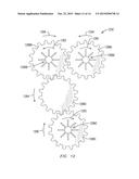 THREADED GEAR ASSEMBLY AND A HAND-HELD APPLICATOR TO CLEAN TEATS OF A     MILK-PRODUCING ANIMAL diagram and image