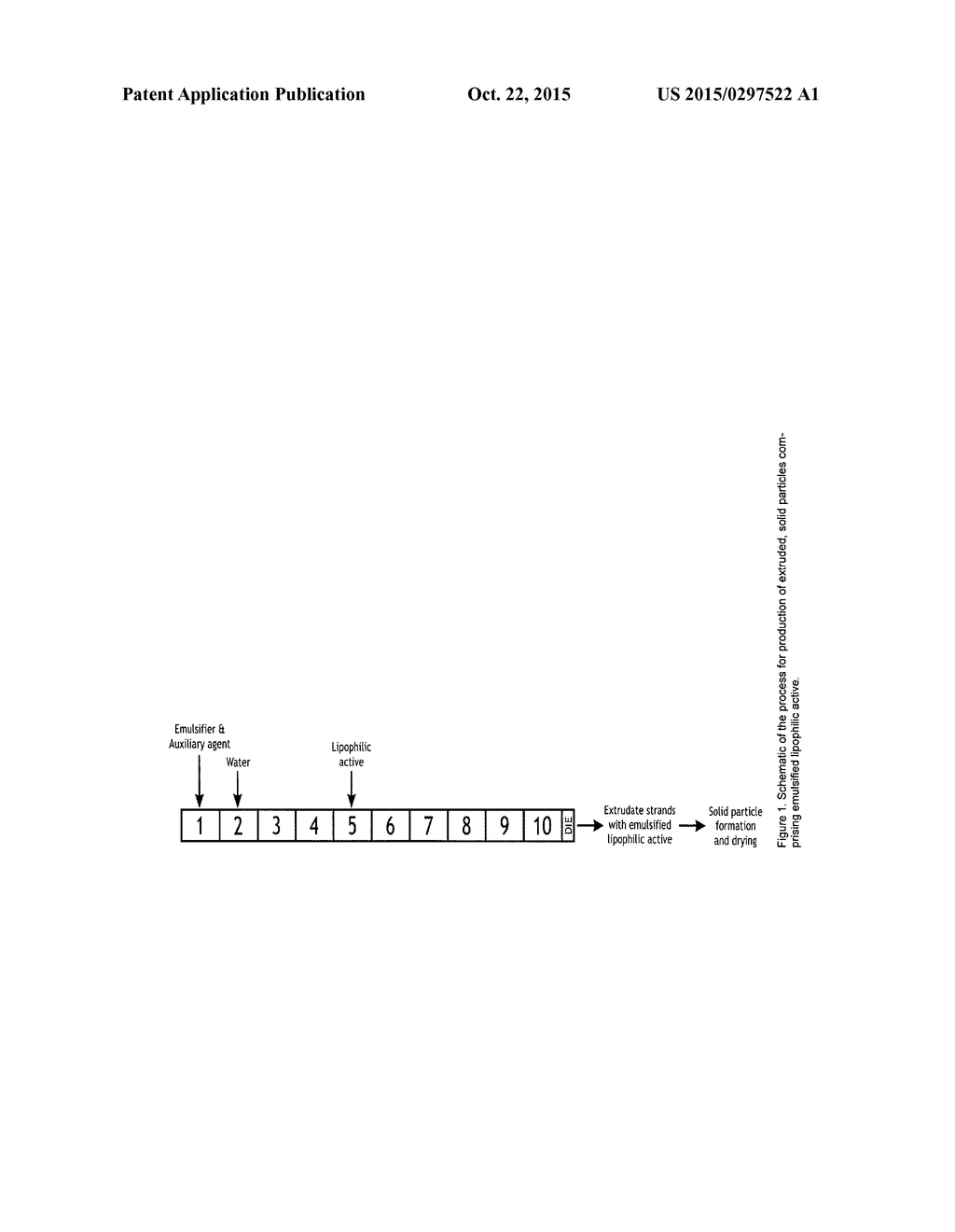 PROCESS FOR THE PRODUCTION OF DISCRETE SOLID EXTRUDED PARTICLES - diagram, schematic, and image 02