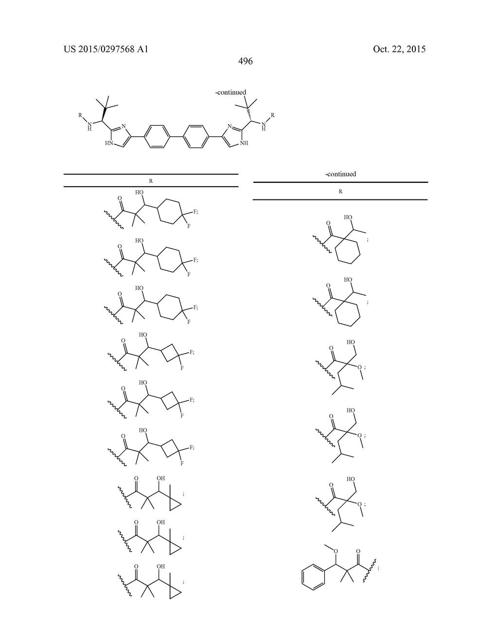 Hepatitis C Virus Inhibitors - diagram, schematic, and image 497