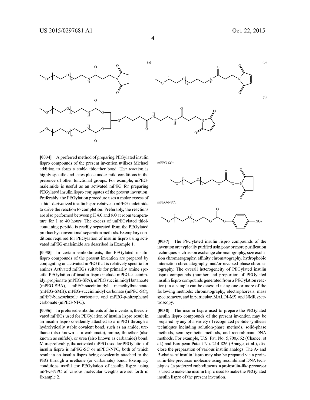 Pegylated Insulin Lispro Compounds - diagram, schematic, and image 07