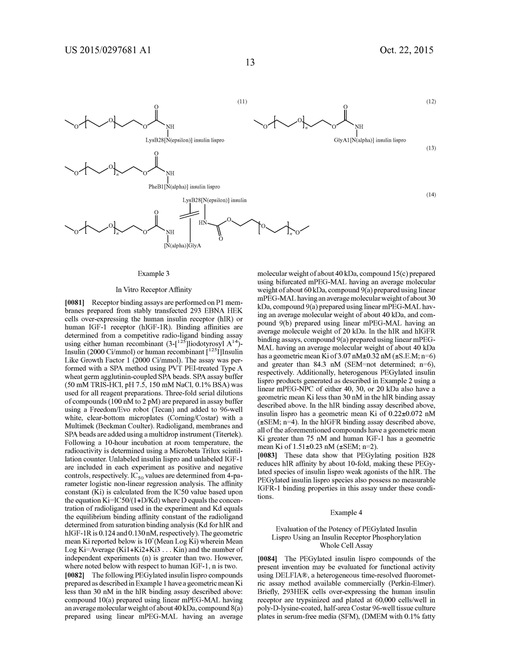 Pegylated Insulin Lispro Compounds - diagram, schematic, and image 16