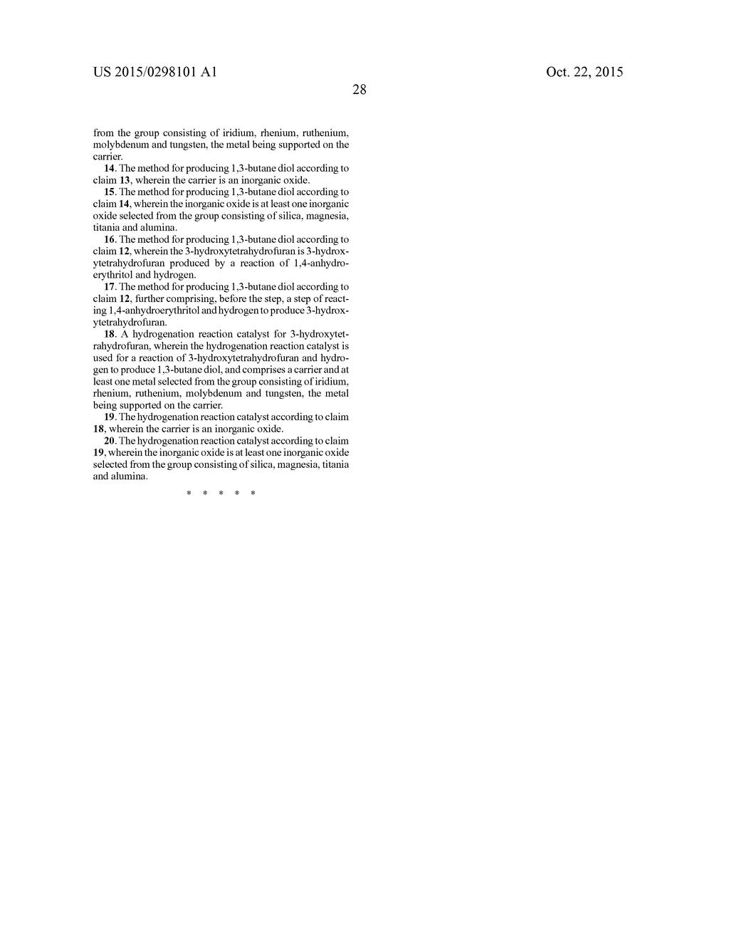 METHOD FOR PRODUCING 3-HYDROXYTETRAHYDROFURAN AND METHOD FOR PRODUCING 1,     3-BUTANE DIOL - diagram, schematic, and image 30