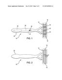 RAZOR WITH HEATERS BEHIND BLADES diagram and image