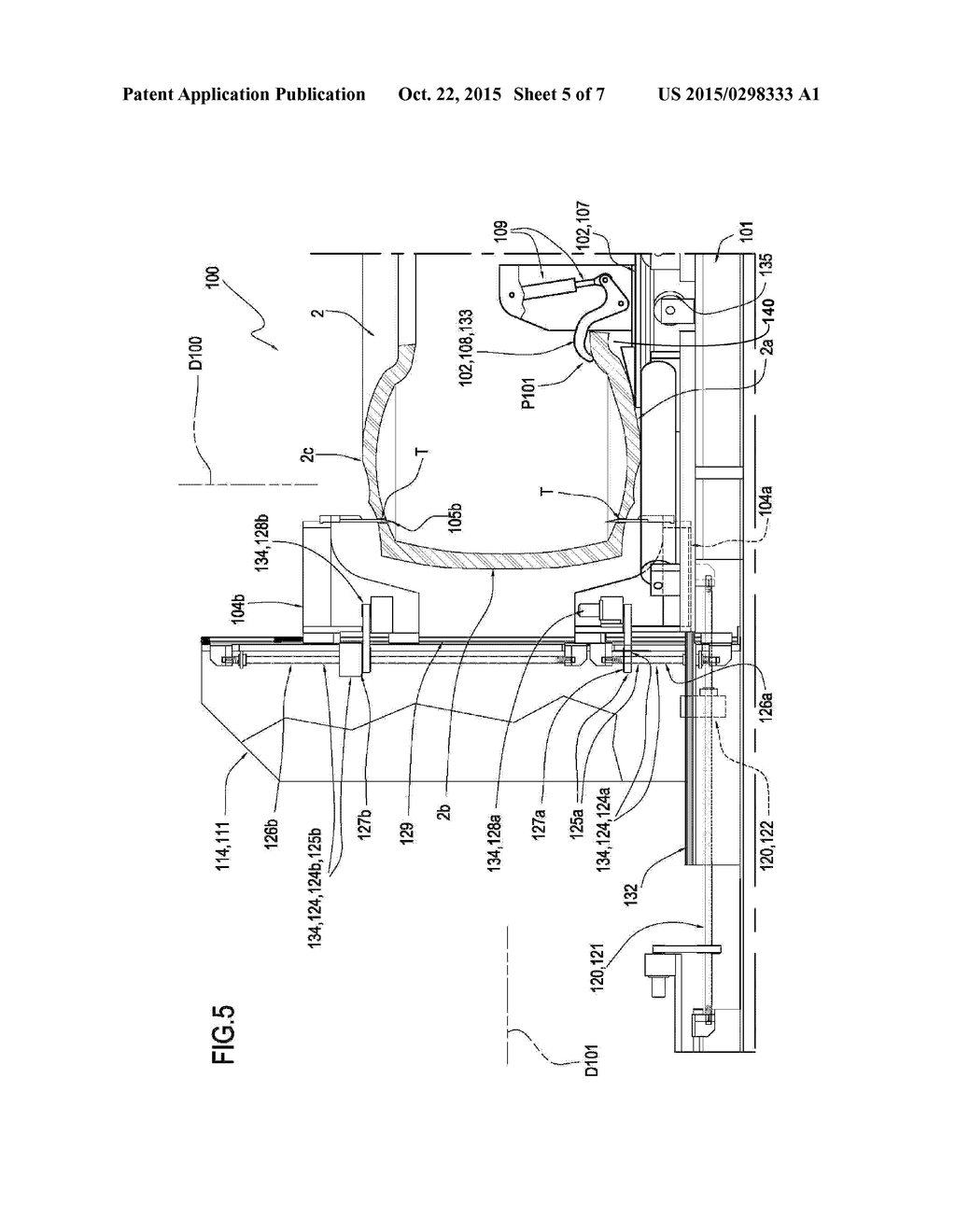 MACHINE AND METHOD FOR FOR CUTTING THE SIDE WALLS OF TIRES AT THE END OF     LIFE - diagram, schematic, and image 06