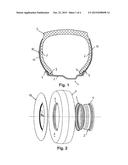 Protector Shield for A Sidewall Of A Motor Vehicle Tire, And A Wheel     Assembly For Such A Vehicle Incorporating It diagram and image