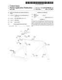 BICYCLE FRAME AND ASSOCIATED SEAT POST diagram and image