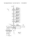 APPARATUS FOR PACKAGING DOSED QUANTITIES OF SOLID DRUG PORTIONS COMPRISING     MOVING COLLECTING CONTAINERS AND AN ANCILLARY DOSING STATION diagram and image