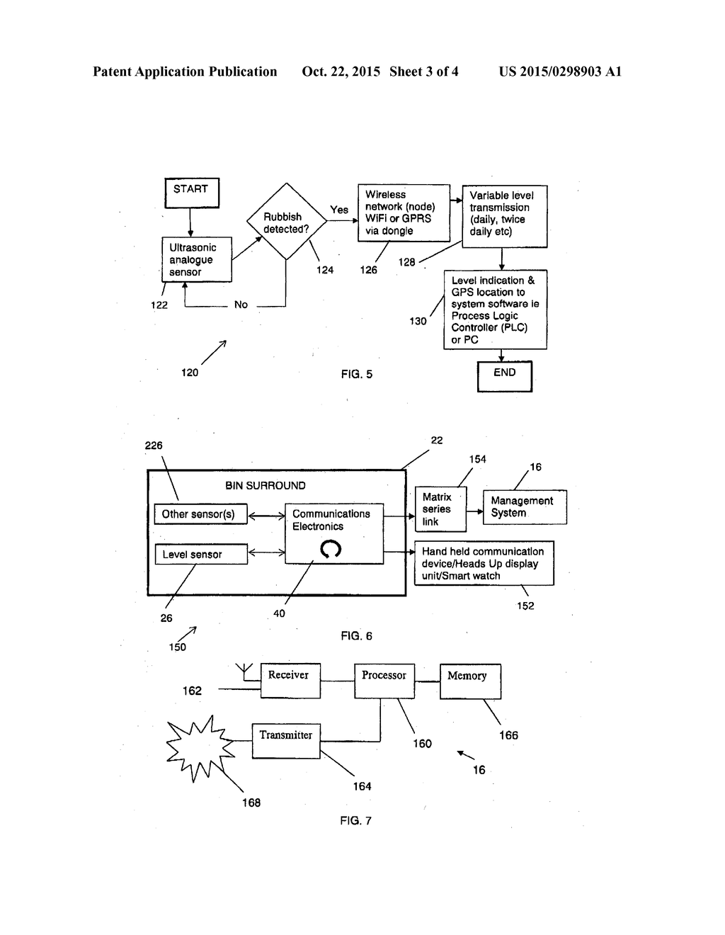 DISTRIBUTED MONITORING SYSTEM AND WASTE MANAGEMENT SYSTEM AND METHOD - diagram, schematic, and image 04