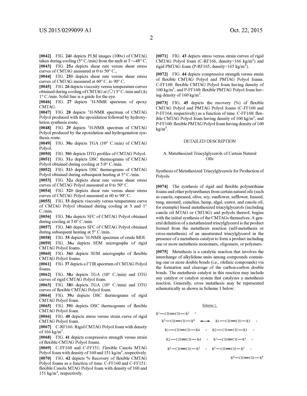 CERTAIN METATHESIZED NATURAL OIL TRIACYLGLYCEROL POLYOLS FOR USE IN     POLYURETHANE APPLICATIONS AND THEIR RELATED PROPERTIES - diagram, schematic, and image 33