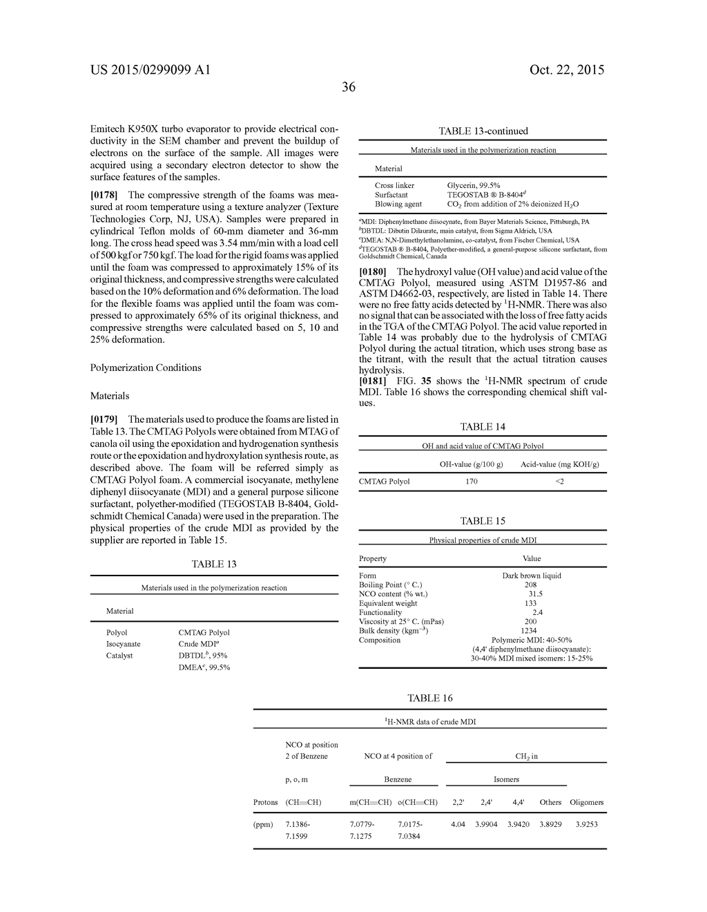 CERTAIN METATHESIZED NATURAL OIL TRIACYLGLYCEROL POLYOLS FOR USE IN     POLYURETHANE APPLICATIONS AND THEIR RELATED PROPERTIES - diagram, schematic, and image 67