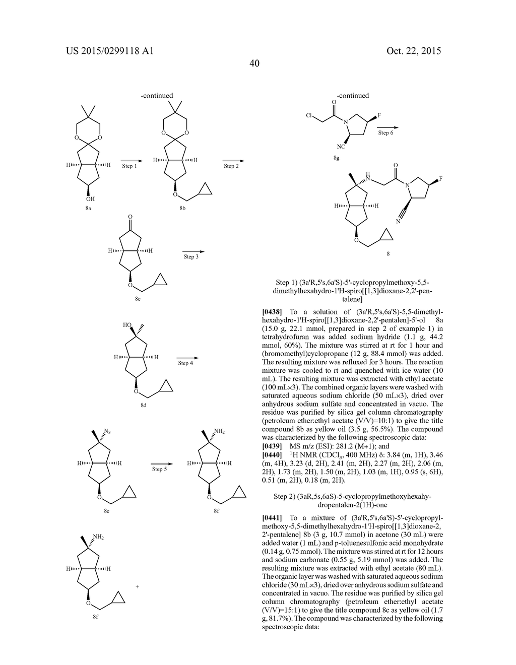 HEXAHYDROPENTALENO DERIVATIVES, PREPARATION METHOD AND USE IN MEDICINE     THEREOF - diagram, schematic, and image 41