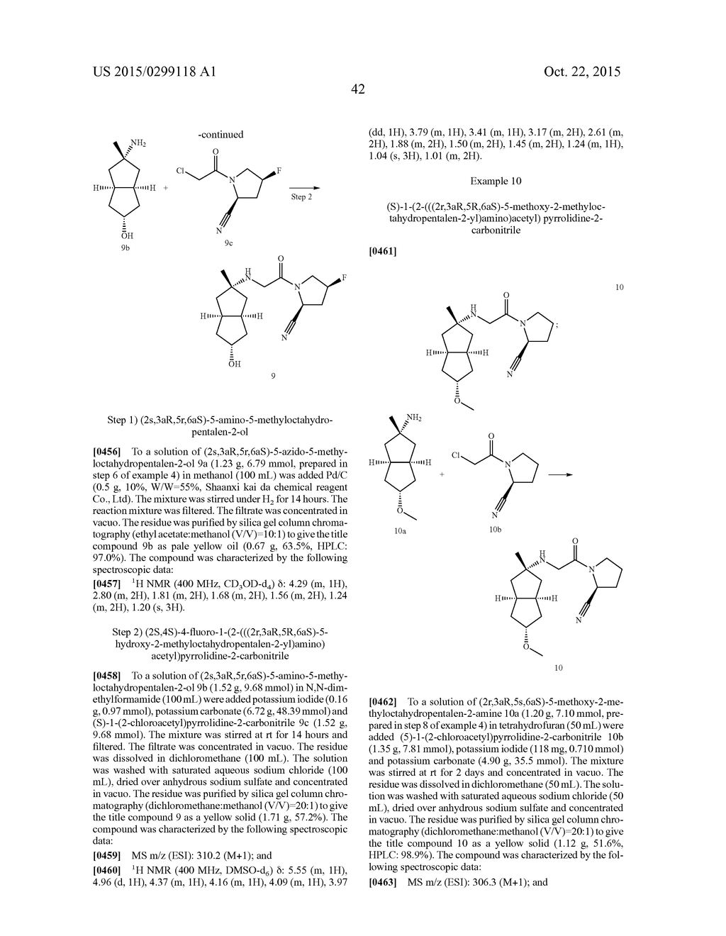 HEXAHYDROPENTALENO DERIVATIVES, PREPARATION METHOD AND USE IN MEDICINE     THEREOF - diagram, schematic, and image 43